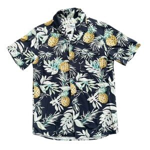 Reyn Spooner Edifice Pineapple Print Button Down Shirt